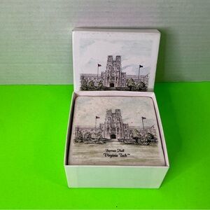 Virginia Tech Coaster Set